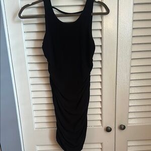 Katie J NYC Black Halter Bodycon Dress